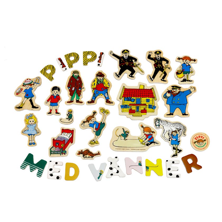 Pippi Magnetbokstaver+Figurer