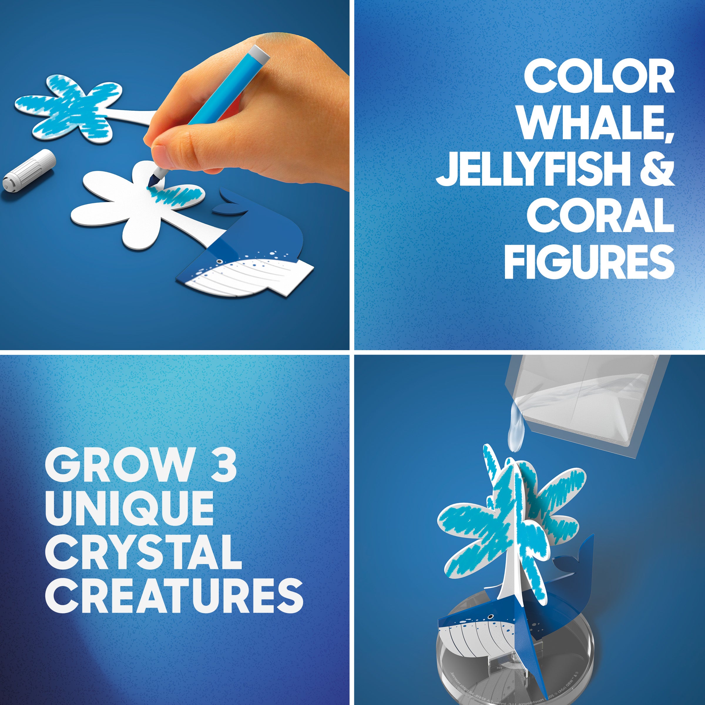 Discovery Crystal Grow Kit Havets Skapninger