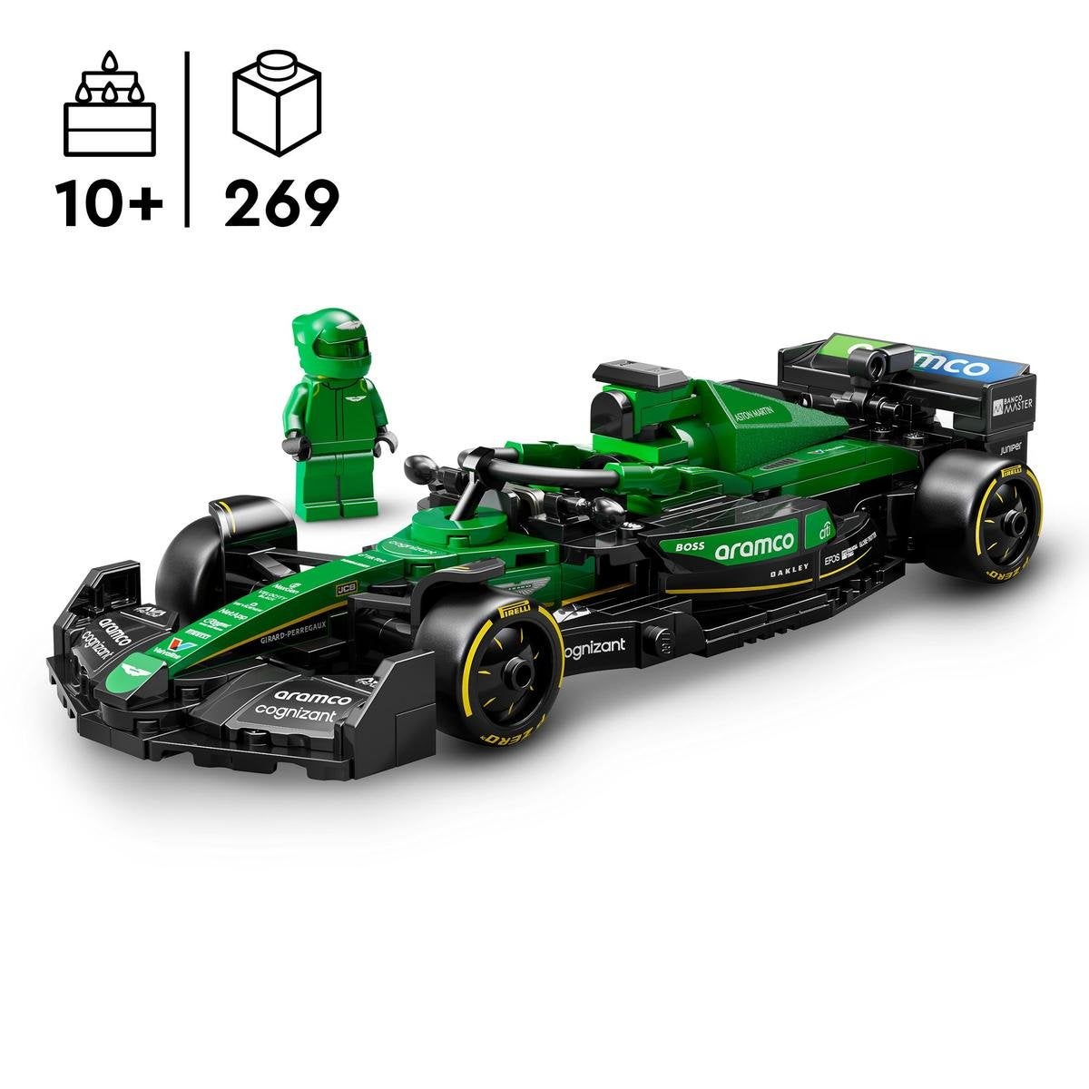 LEGO Speed Champions 77245, Aston Martin Aramco F1® AMR24 Racingbil