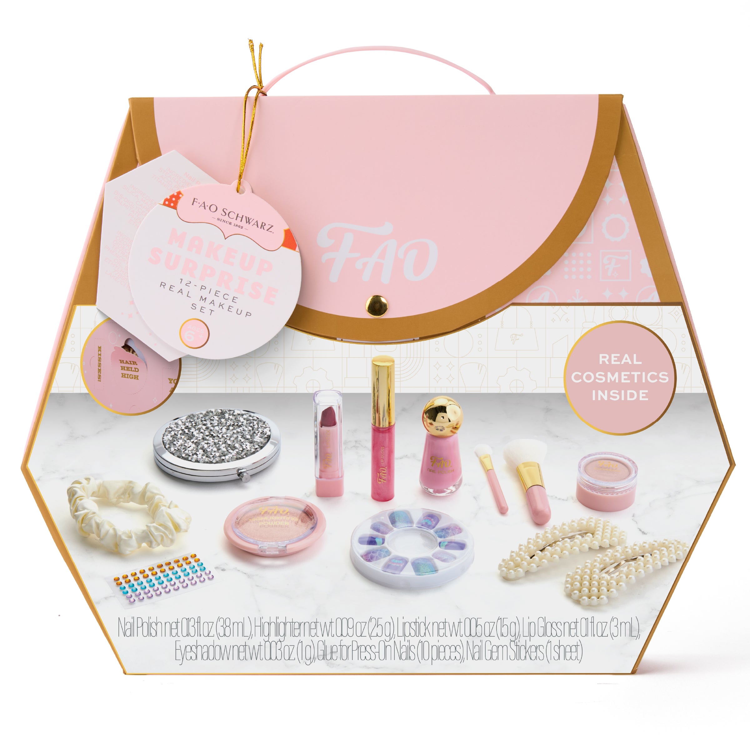 FAO Schwarz Makeup Surprise 12-delers sminksett