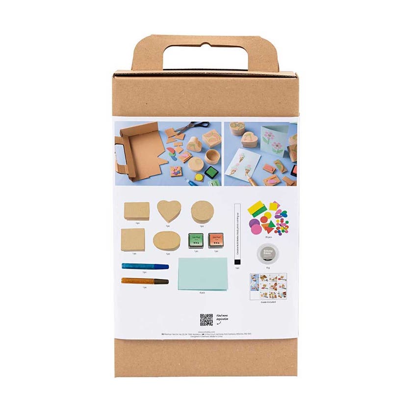 Diy Kit Stempeltrykk, Beige, Klar Rød, Mint, Mellom