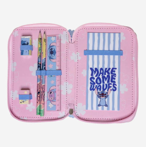 Stitch, Dobbelt Pennal med Innhold