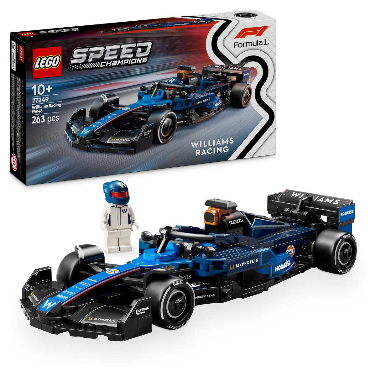 LEGO Speed Champions 77249, Williams Racing FW46 F1® Løpsbil