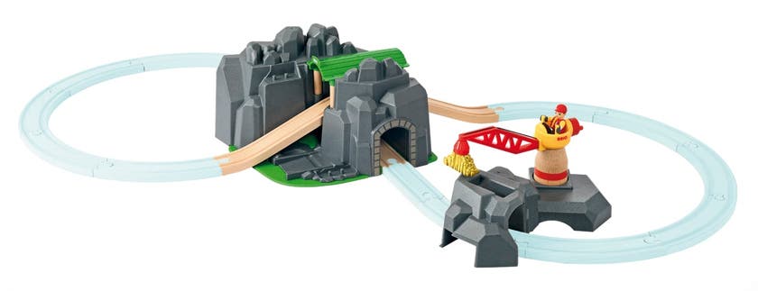 BRIO, Lift & Load 33889 Løftekran og tunnel