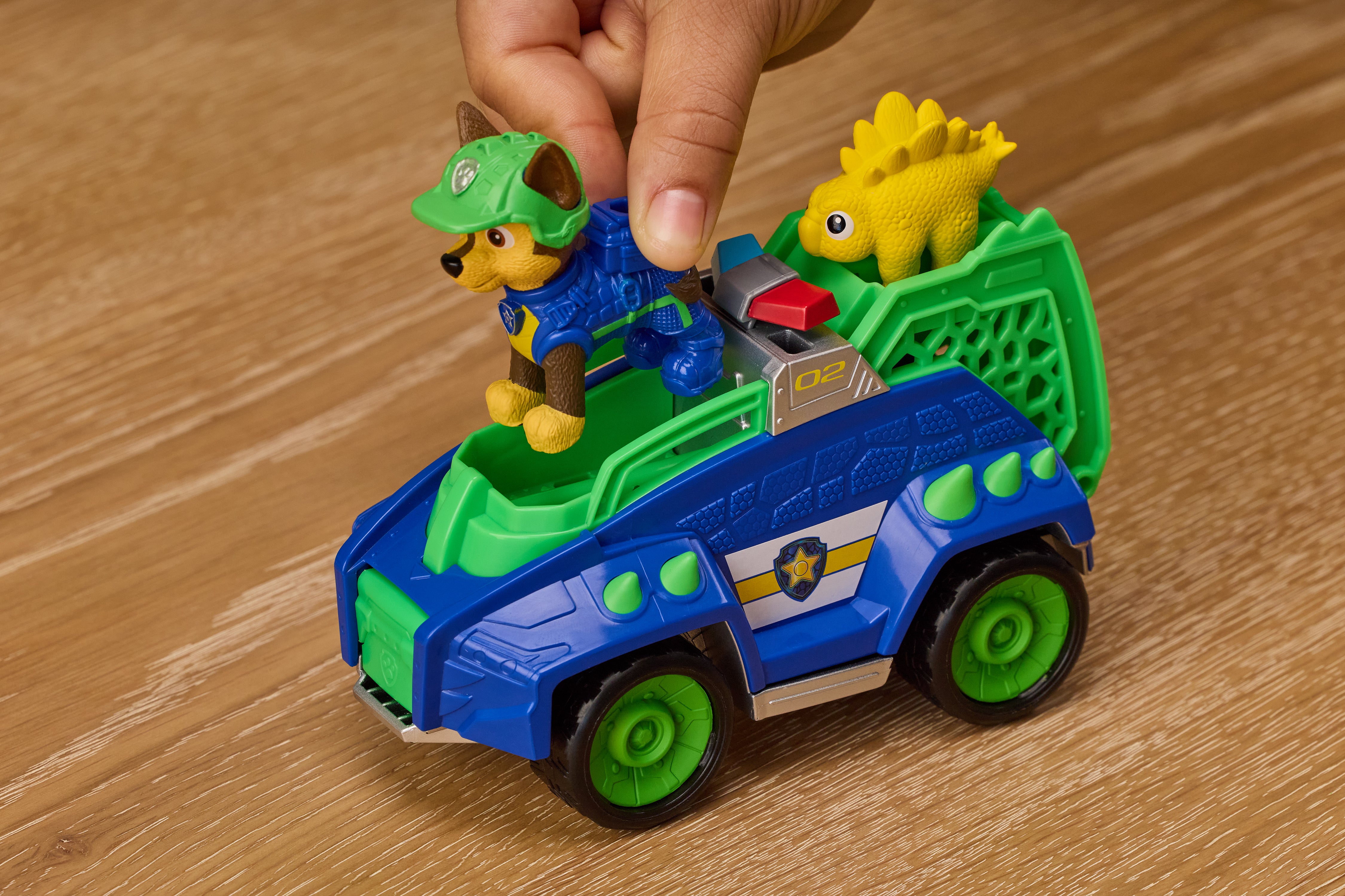 Paw Patrol Movie 3 Dinosaur-kjøretøy 2-pack