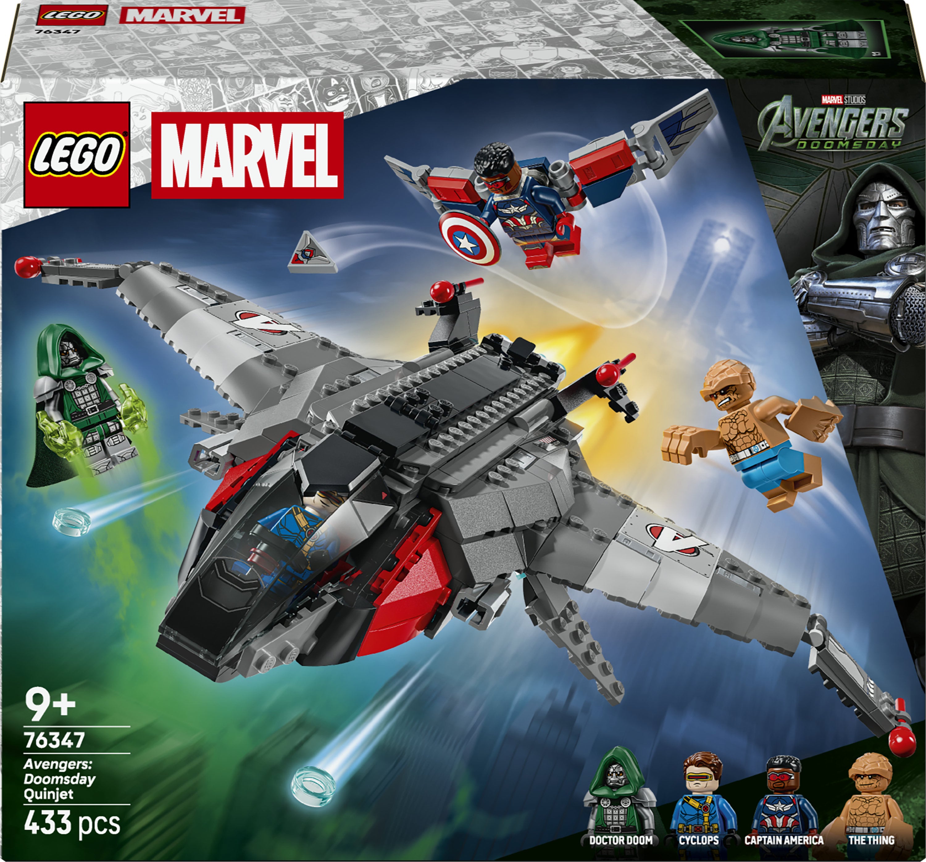 LEGO® Marvel Avengers Doomsday Quinjet 76347