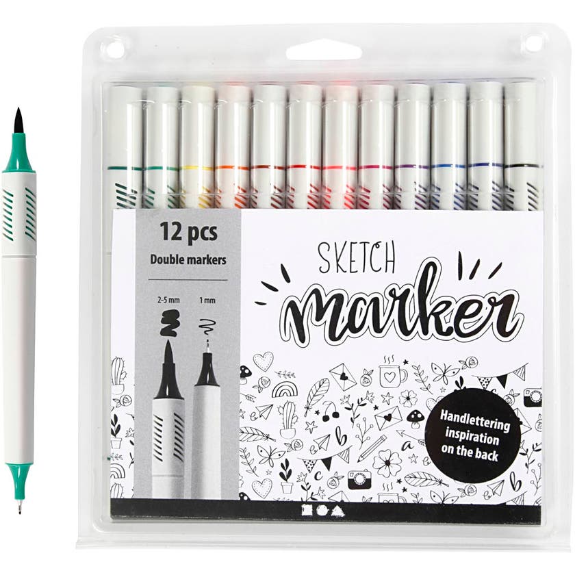 Sketch Marker, standardfarger