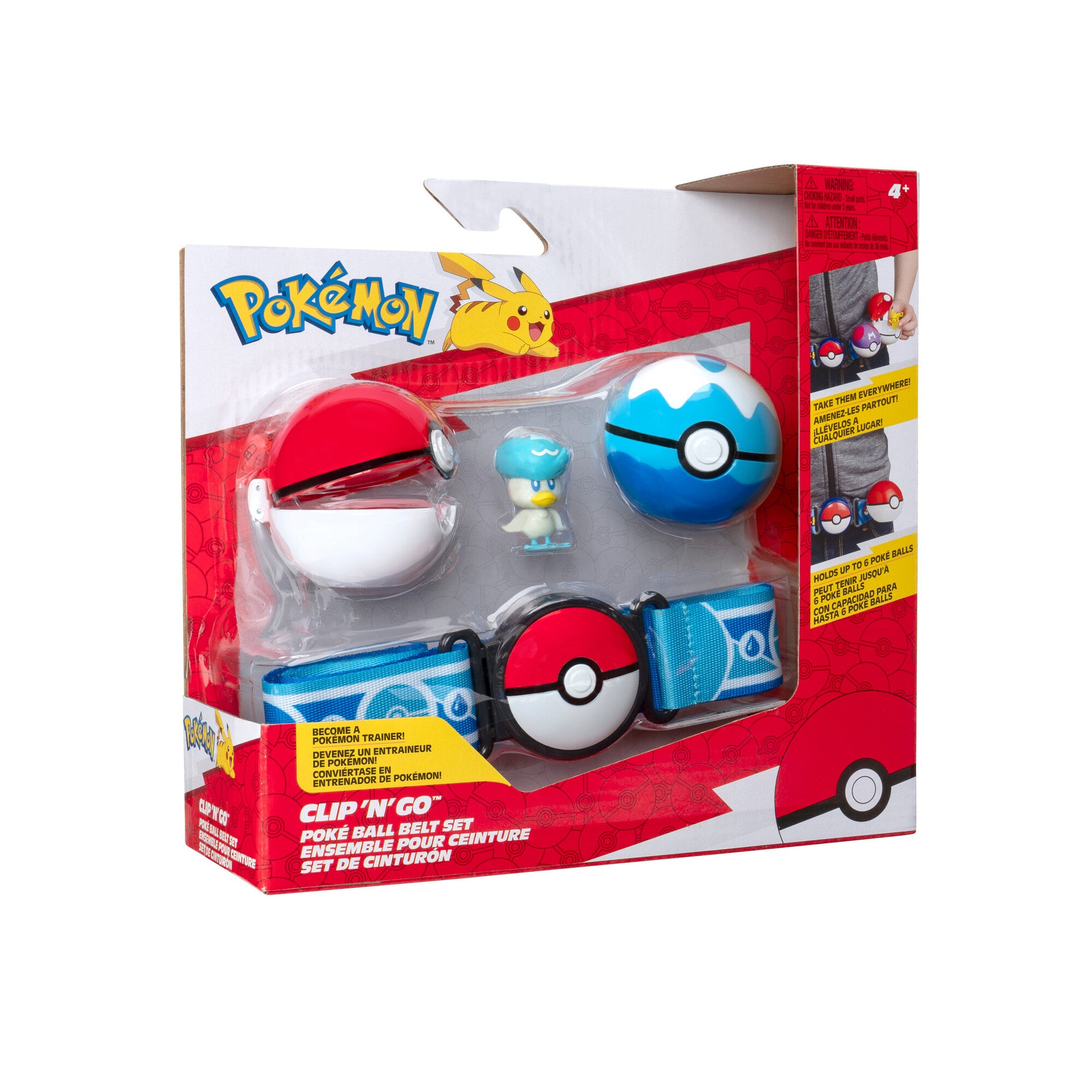 Pokemon, Clip 'N' Go Poke Ball Beltesett Pikachu