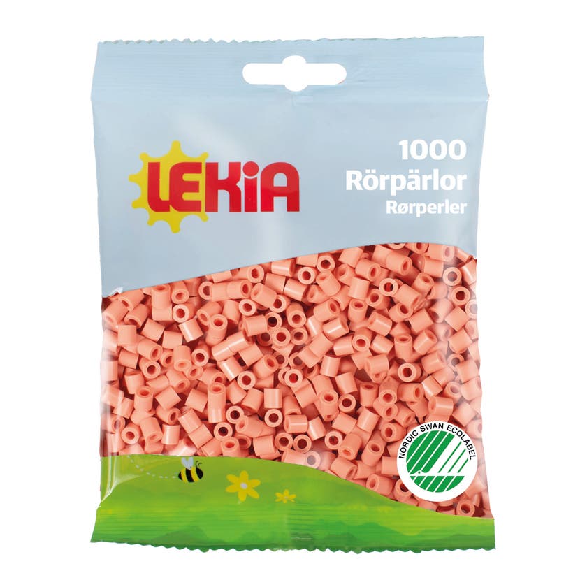 Rørperler 1000 stk Gammelrosa