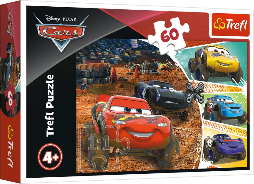 Trefl Disney Cars 3 puslespill 60 biter