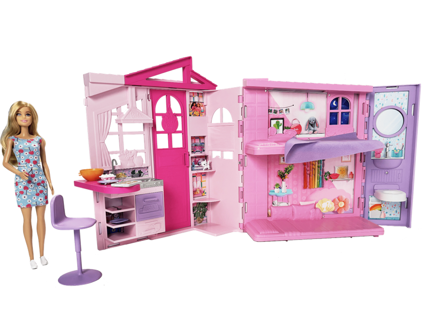 Barbie Weekendhus dukkehus med dukke