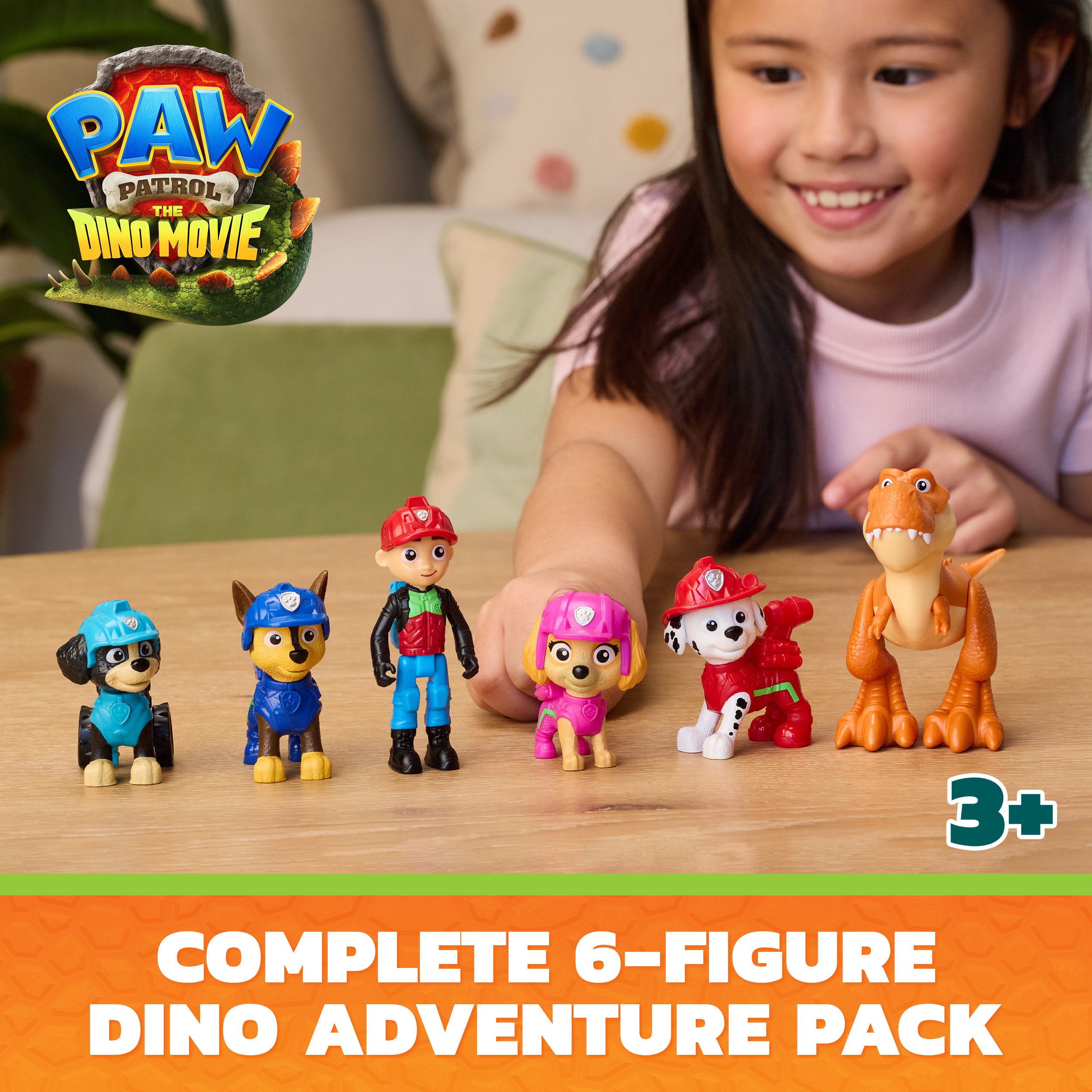 PAW Patrol Dino Adventure Pack - 6 figurer