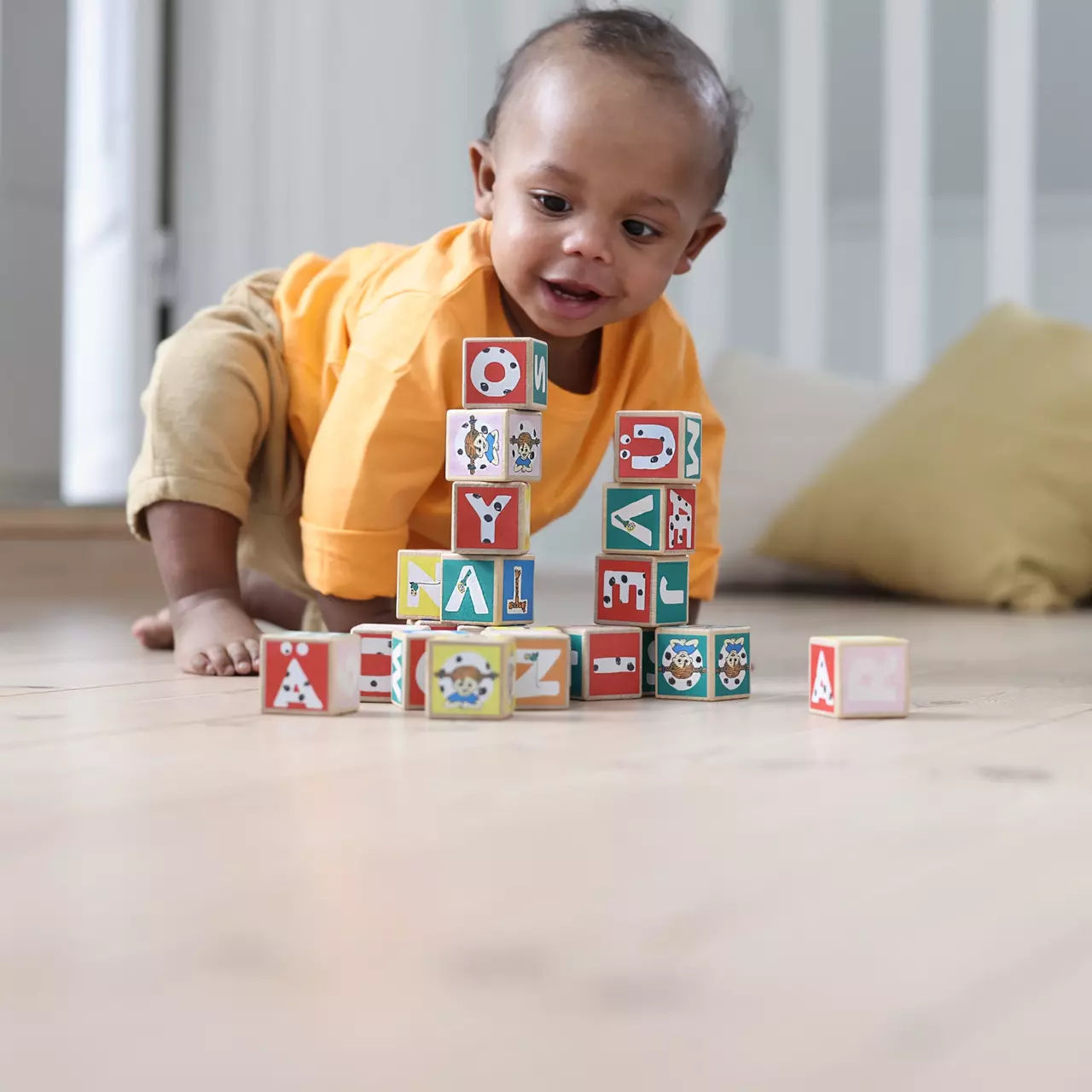 Pippi Bokstavblokker 36 stk