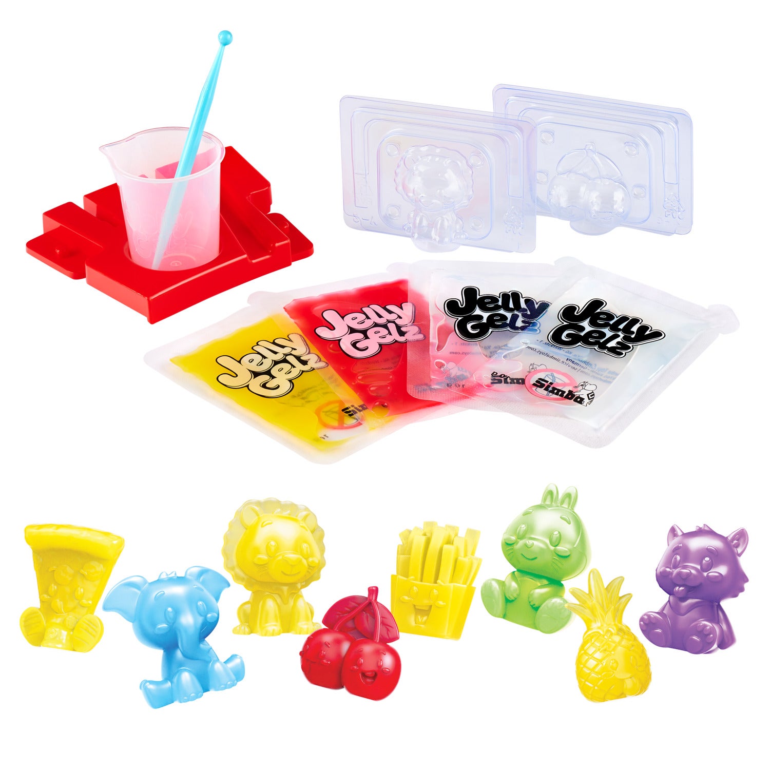 Jelly Gelz Foodies, 4-sortert sett