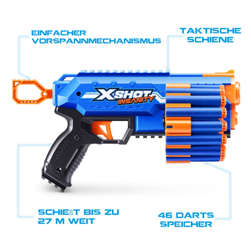 X-SHOT Insanity Mix Combo Blaster-sett