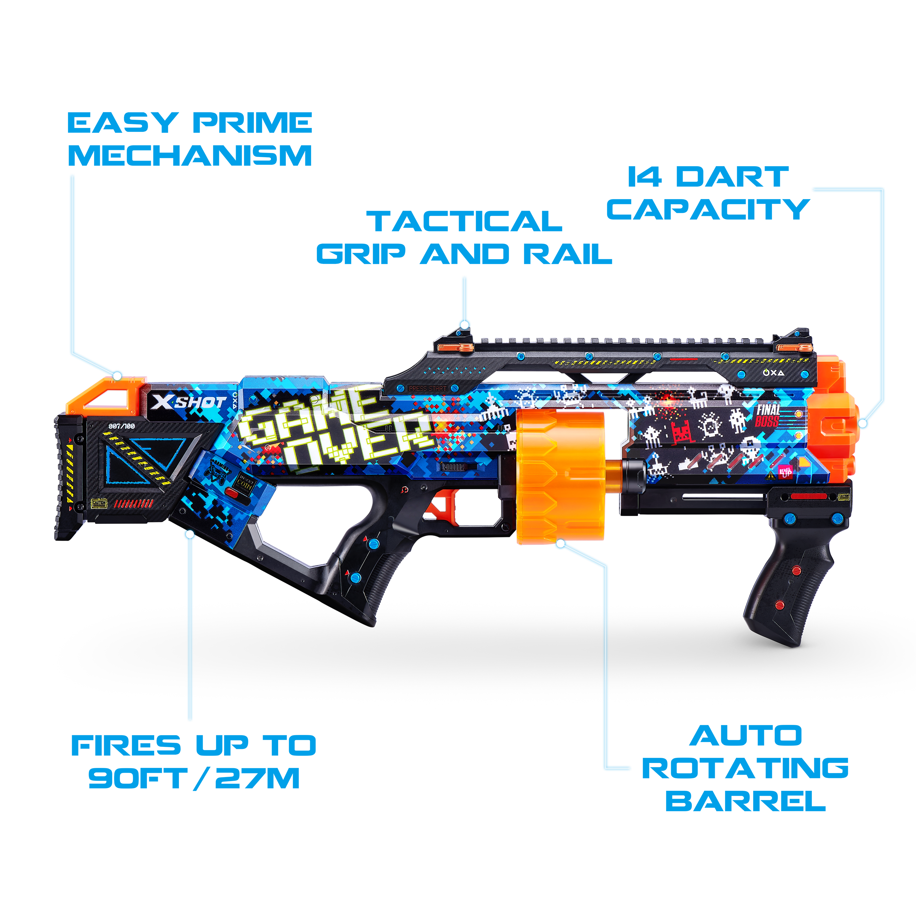 XSHOT Skins Mix Combo Last Stand, Griefer, Flux og Menace
