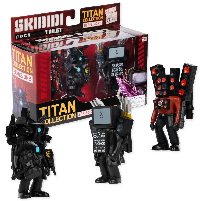 Skibidi Toilet Titan 3-pakning