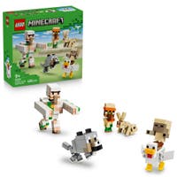 LEGO® Minecraft® Ørkenangrep med hønse-jockey, leke 21592