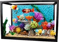 LEGO® Icons Tropisk akvarium. Hobbysett. Byggbart akvarium for voksne 10366
