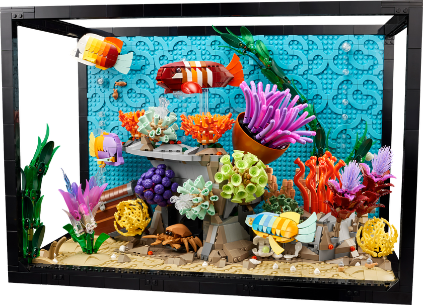 LEGO® Icons Tropisk akvarium. Hobbysett. Byggbart akvarium for voksne 10366