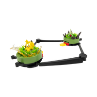 Pokemon Battle Disc Showdown Pikachu vs Larvitar