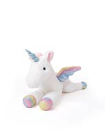 Teddykompaniet - Liggende Enhjørning, Regnbuefarget