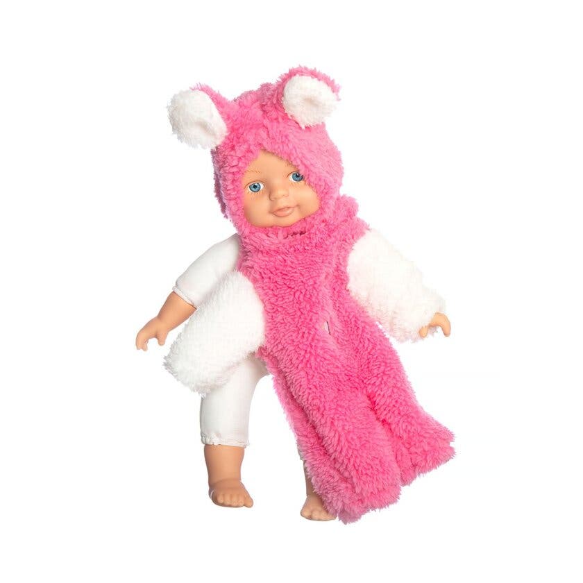 Humble&Heart, Alisa 30 cm i rosa dyredrakt