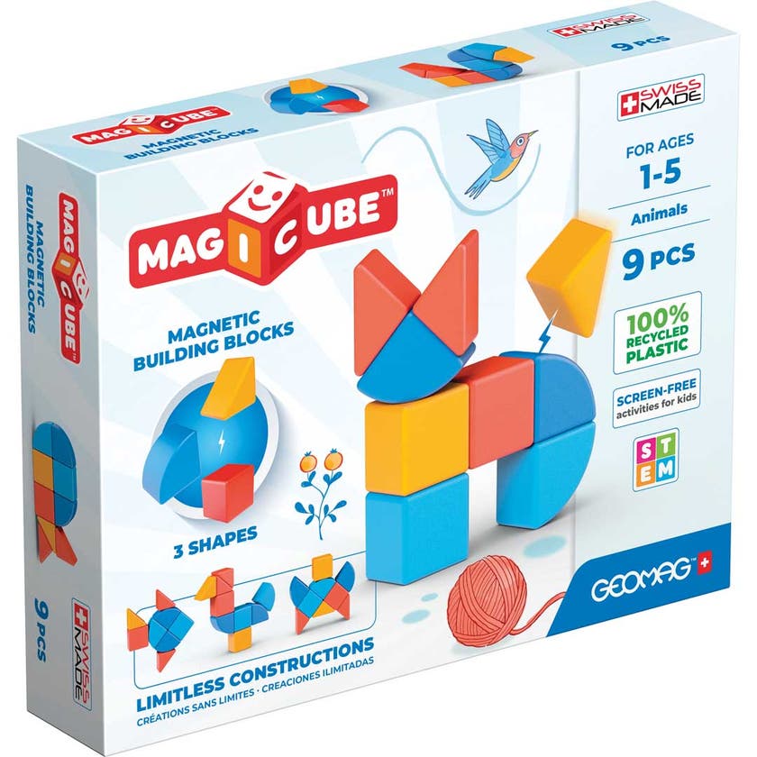 Geomag Magicube Dyr 9 Deler