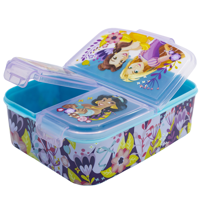 DISNEY PRINCESS, Matboks med flere rom, 18 x 13 cm