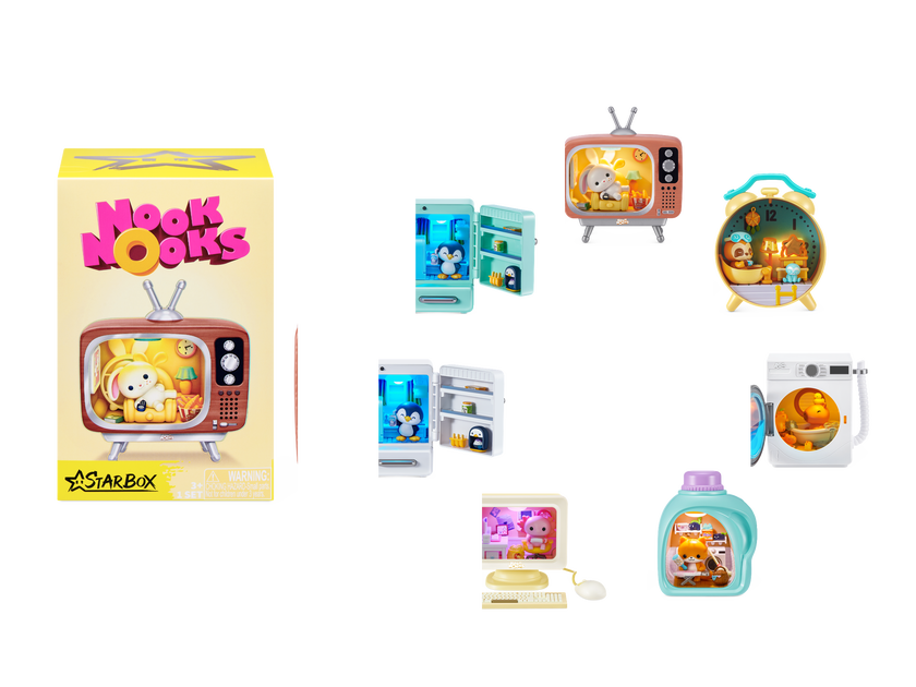 Star Box Nook Nooks - LED-opplyste samlefigurer