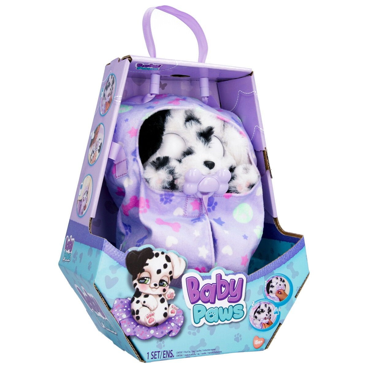 Baby Paws Spotty Dalmatian - Interaktiv kosedyr