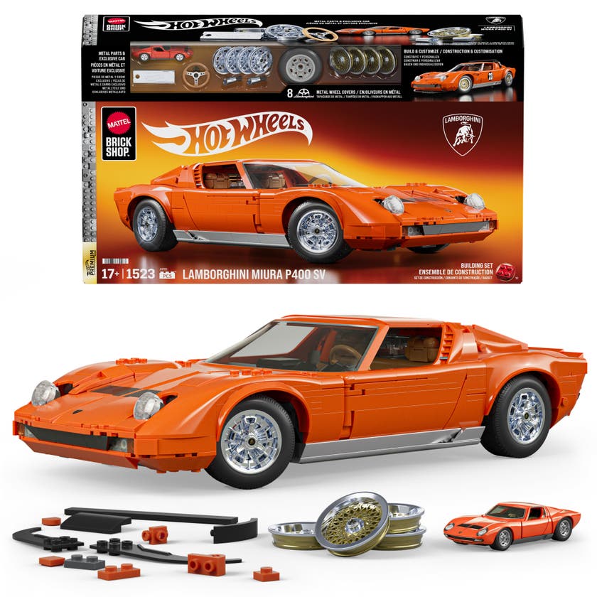 Mattel Brick Shop Hot Wheels Lamborghini Miura P400 SV