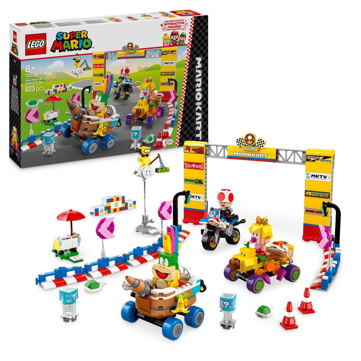 LEGO Super Mario 72036, Mario Kart™ – Baby Peach & Grand Prix