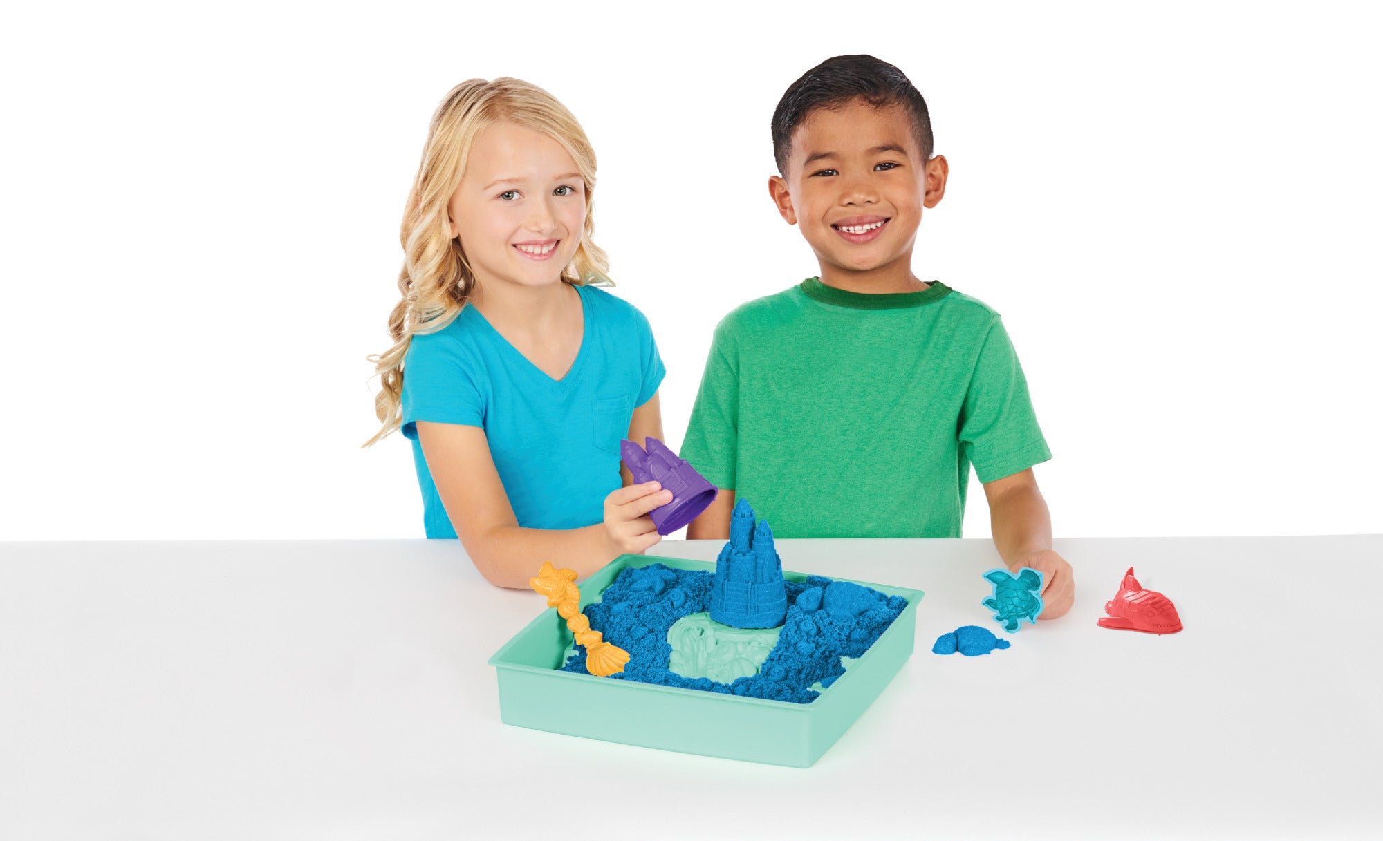 Kinetic Sand, sandkasse-sett – blå