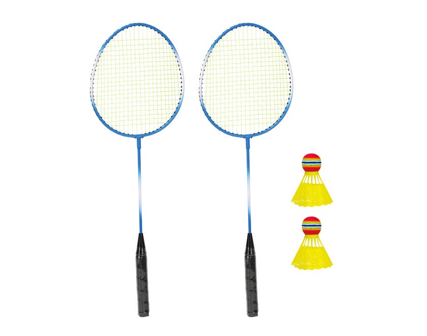 Skills, Badmintonrack 2-pakning med 2 baller Plasstfp med Oppheng