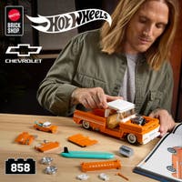 Mattel Brick Shop Hot Wheels Custom '62 Chevy Pickup konstruksjonsleke