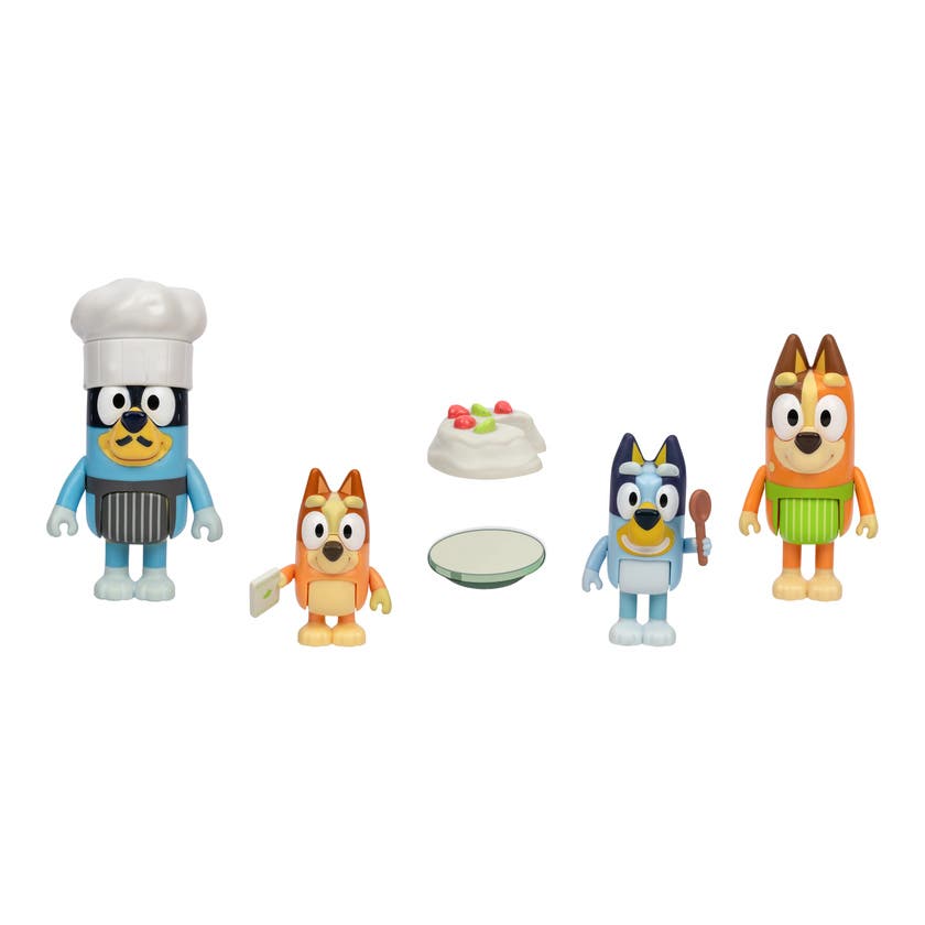 BLUEY Figure 4pk Dessert Time