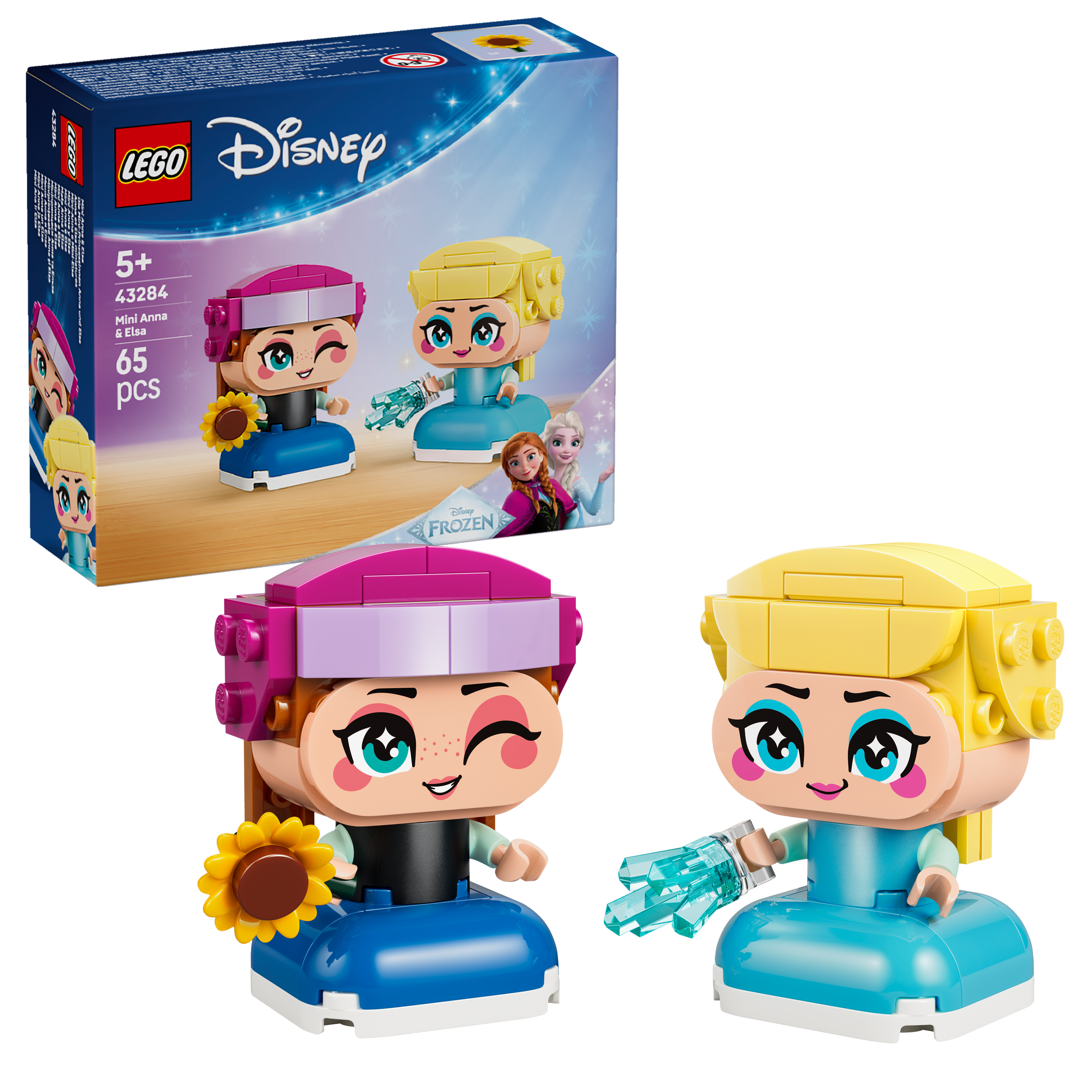 Miniatyrer av Anna og Elsa