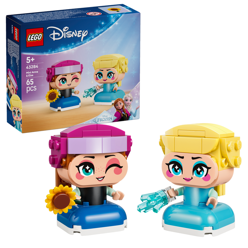Miniatyrer av Anna og Elsa