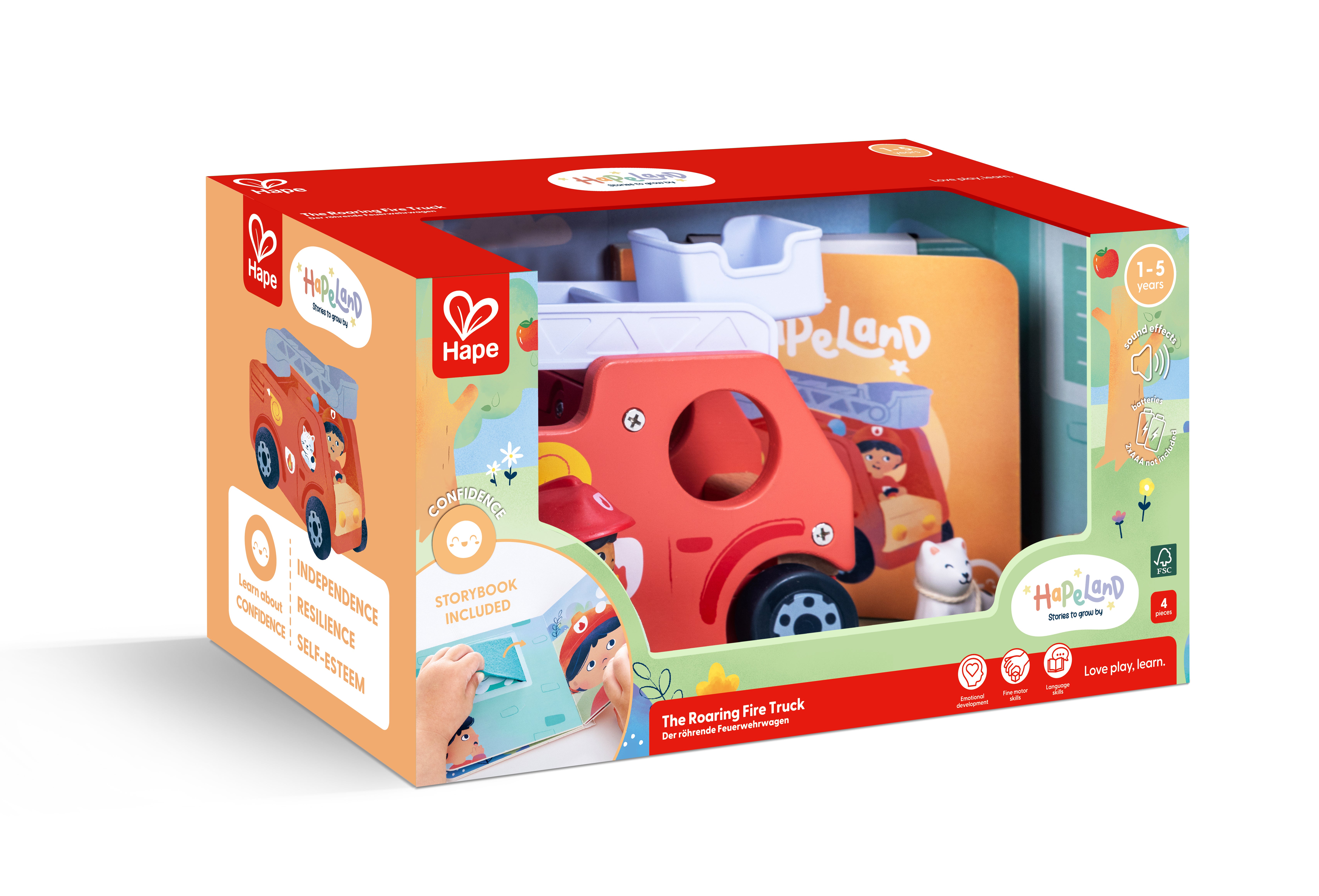 Hape The Roaring Fire Truck With Sound