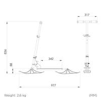 STIGA Snow Kick Black/Blue