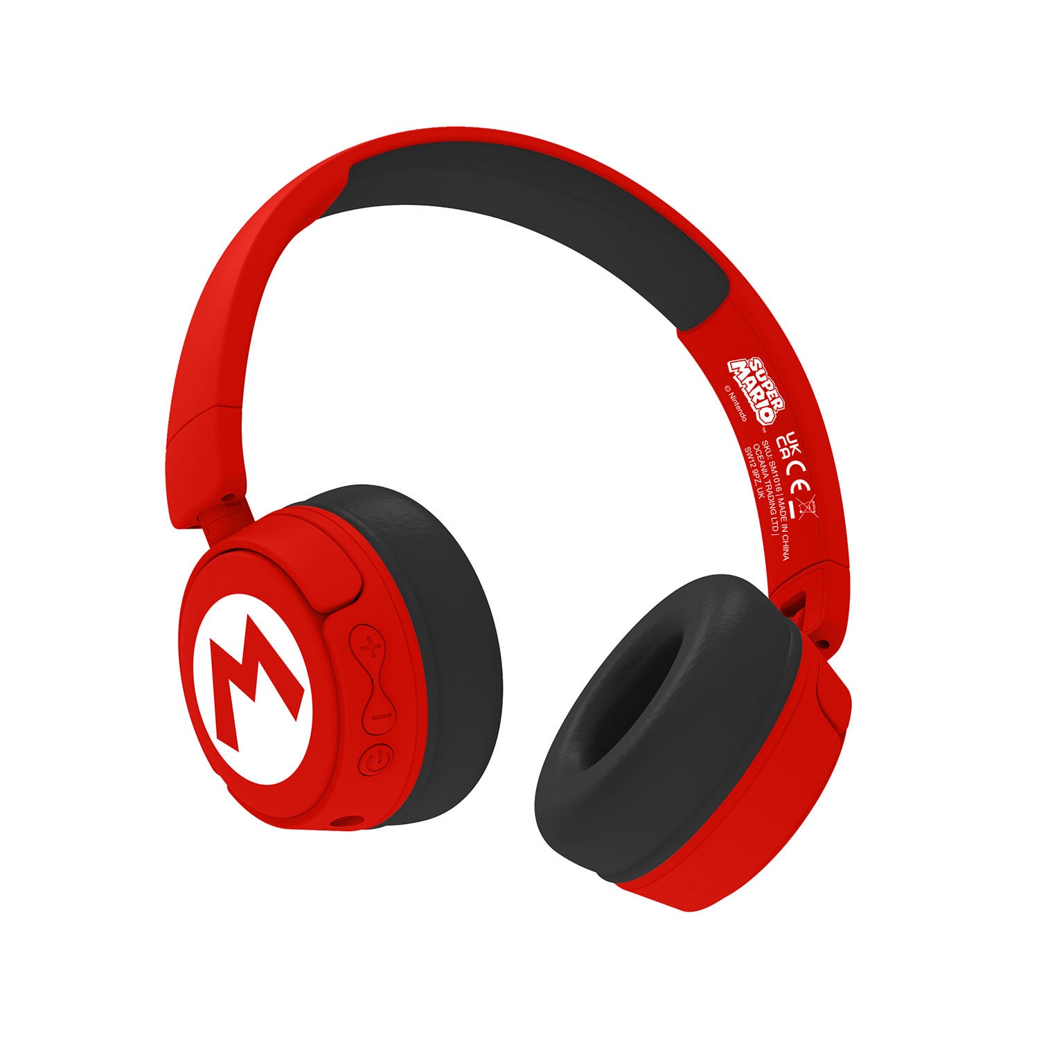 SUPER MARIO Headphone On-Ear Wireless 85dB/95dB Sharing Aux