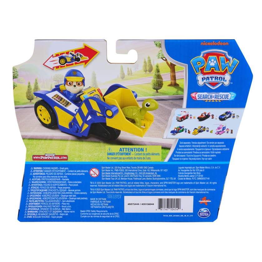 PAW Patrol Rubble Rescue Bulldozer med figur og skilpadde