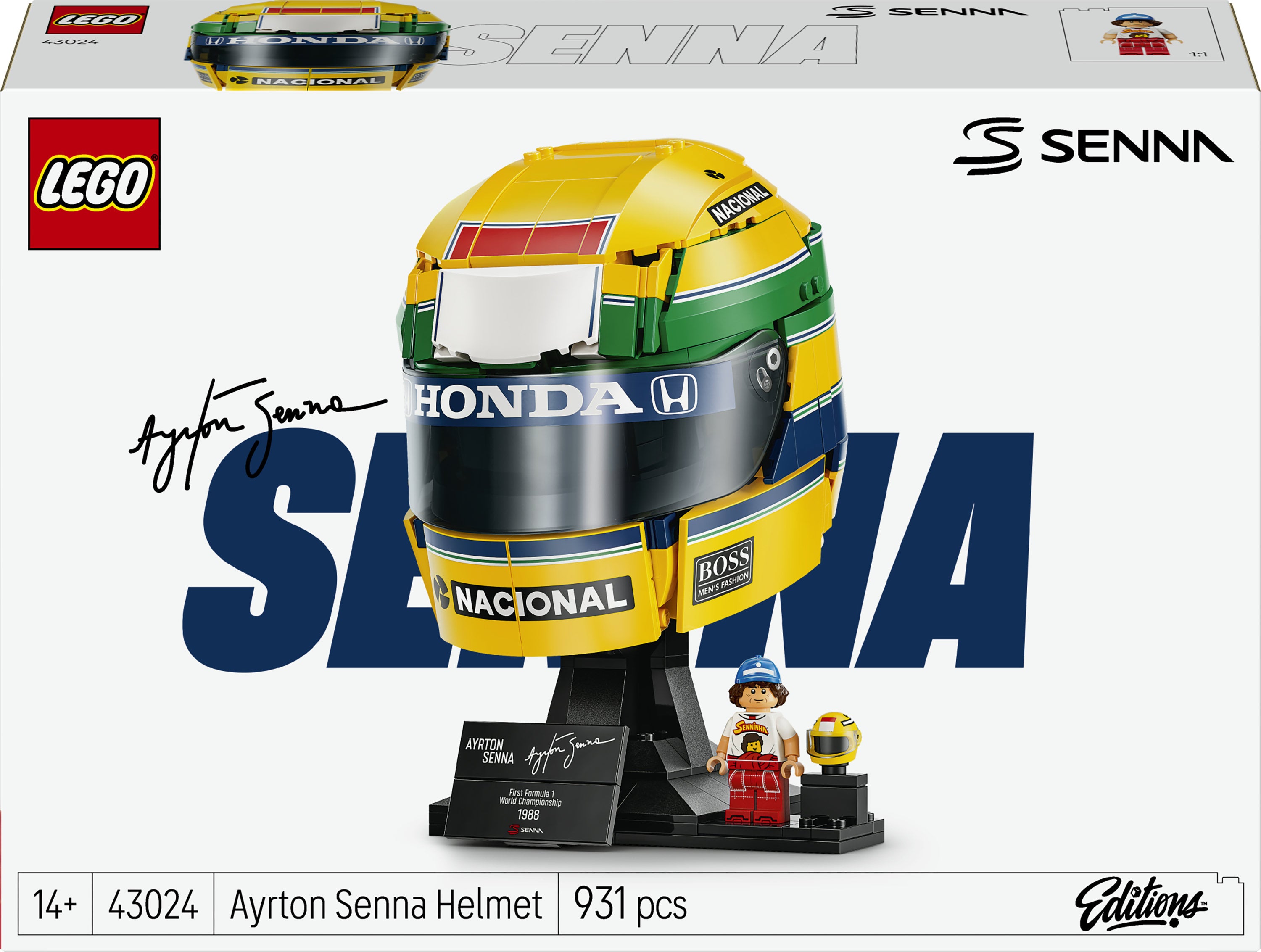 LEGO® Editions Ayrton Sennas hjelm 43024