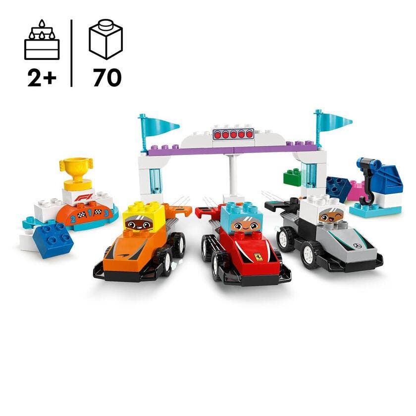 LEGO DUPLO Town 10445, F1® Team – racerbiler og sjåfører