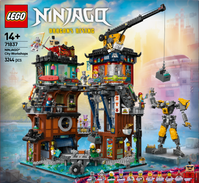 LEGO® NINJAGO® bys verksteder. Byggbart ninja-lekesett 71837
