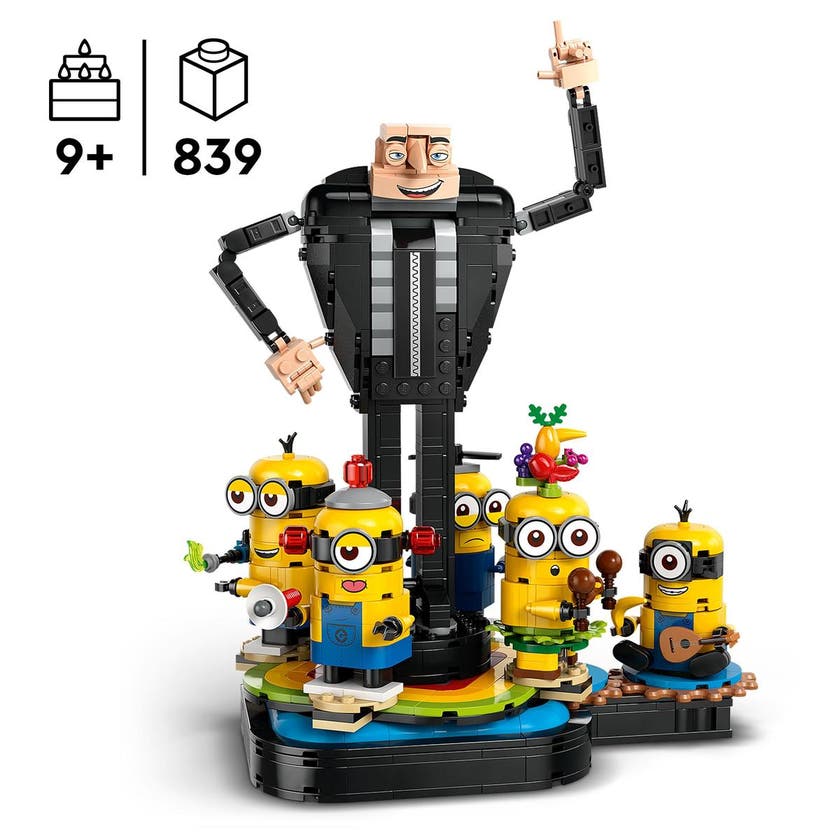 LEGO Despicable Me 75582, Bygget Gru med minions