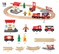 BRIO, Togsett med brannmannstema