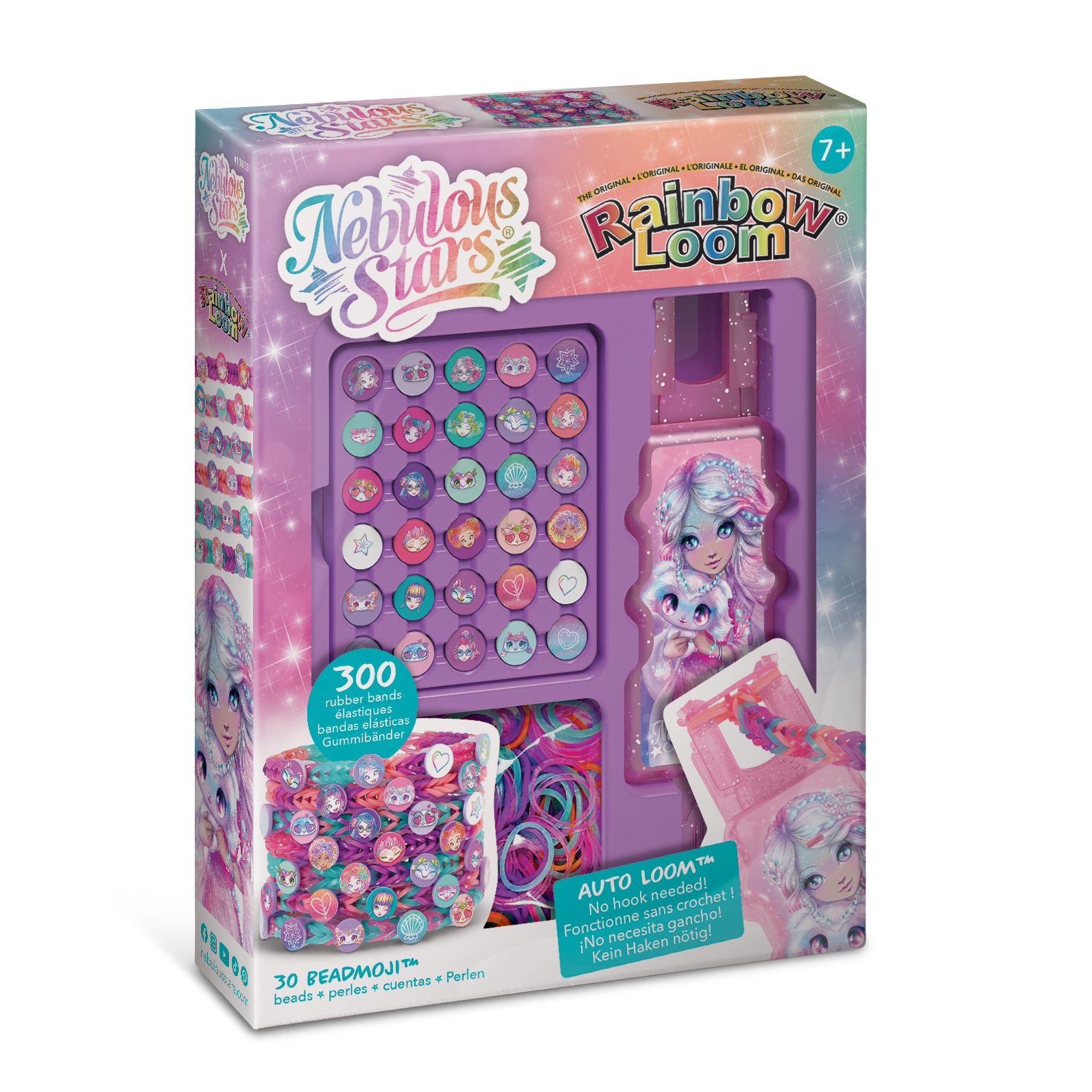Nebulous Stars Rainbow Loom Auto Loom Perlesett