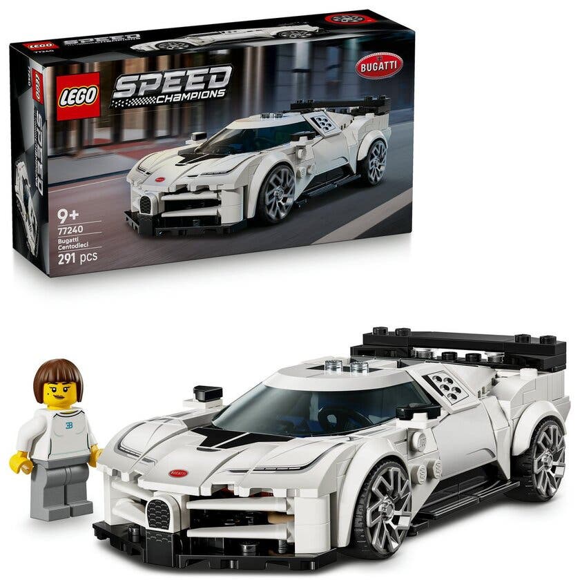 LEGO Speed Champions 77240, Bugatti Centodieci Hyper sportsbil